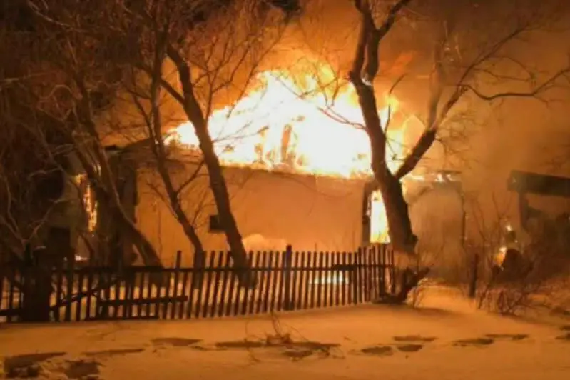 Два человека погибли при пожаре в Акмолинской области