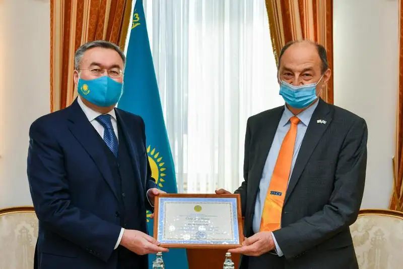 Глава Офиса программ ОБСЕ завершает свою миссию в Казахстане
