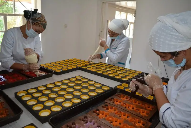 Кондитерский цех открылся в селе Туркестанской области