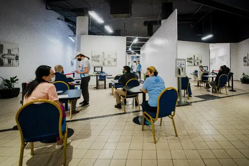 Ещё в одном из столичных ТРЦ  развернули пункт вакцинации от КВИ