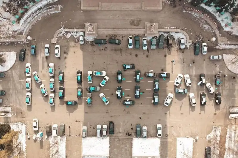 Автомитинг в поддержку партии «Nur Otan» прошел в Алматы