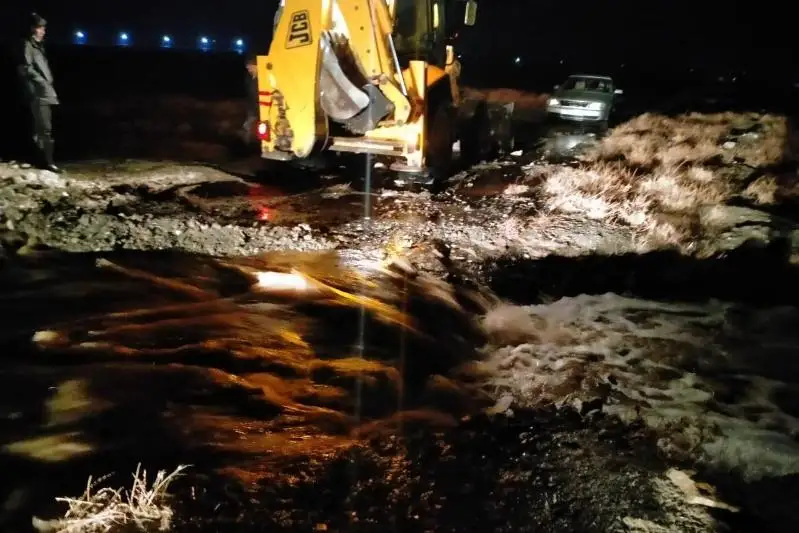 Подтопление населенных пунктов  предотвратили в Таласском районе  Жамбылской области