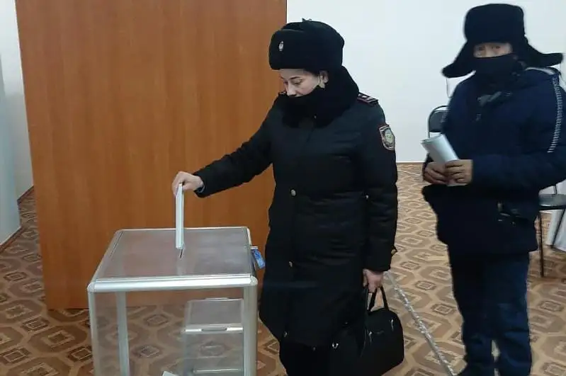 Следственно-арестованные и сотрудники ДУИС по Акмолинской области приняли участие в выборах