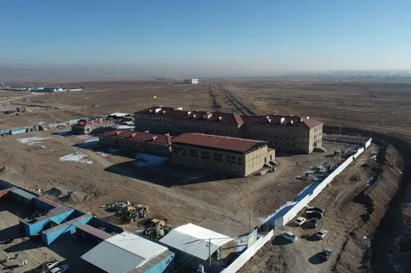 Новую школу строят в Туркестане