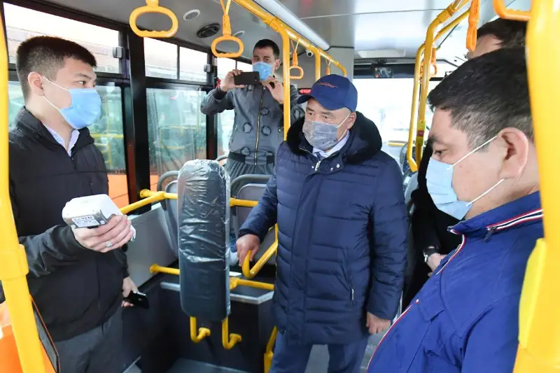 Новые автобусы вышли на маршруты в Туркестане