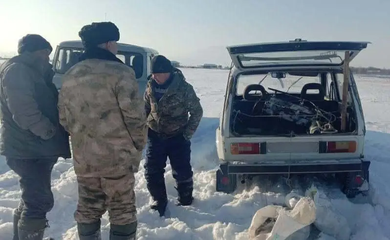 Два факта незаконной добычи рыбы выявили в Алматинской области