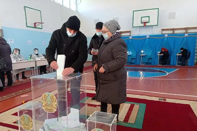 Жамбылцы активно голосуют на выборах