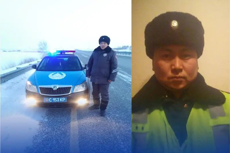 Спасли из огня трех человек полицейские в Акмолинской области