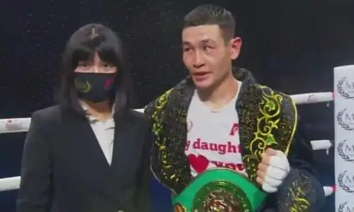 Казахстанец Нуртас Ажбенов стал чемпионом WBC