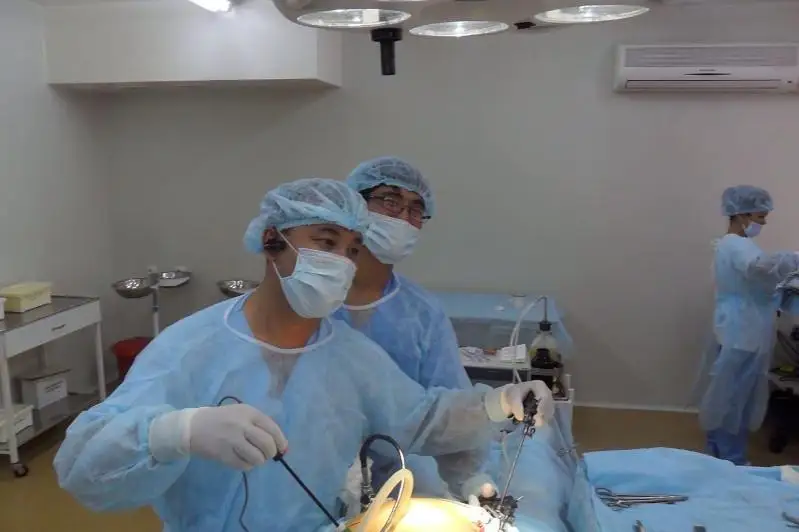 Мать и младенца спасли туркестанские врачи