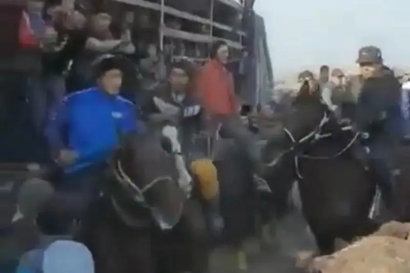 Очередной кокпар с участием почти 200 человек остановили в Туркестанской области