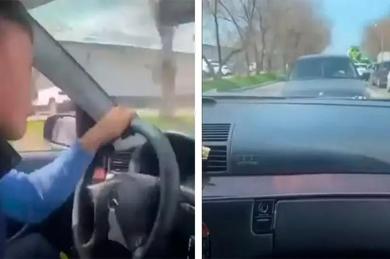 Водитель выехал на «встречку» в Алматы