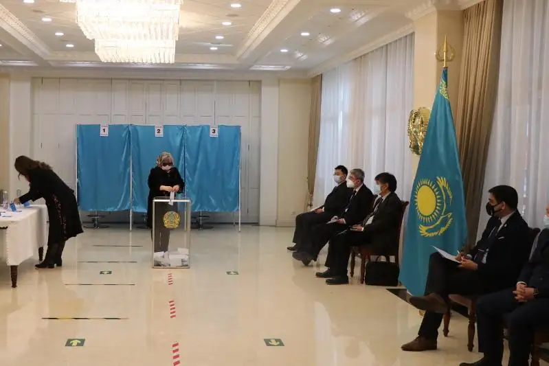 ШОС отметил высокий уровень организации голосования на избирательных участках РК за рубежом