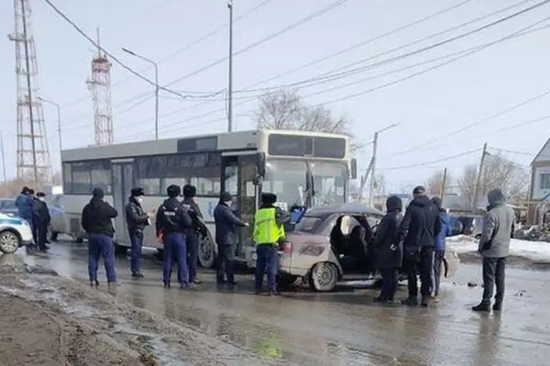 Шестилетняя девочка пострадала при ДТП в Костанае