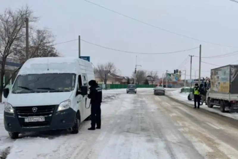 Более 500 нарушений за три дня совершили водители автобусов в Туркестанской области