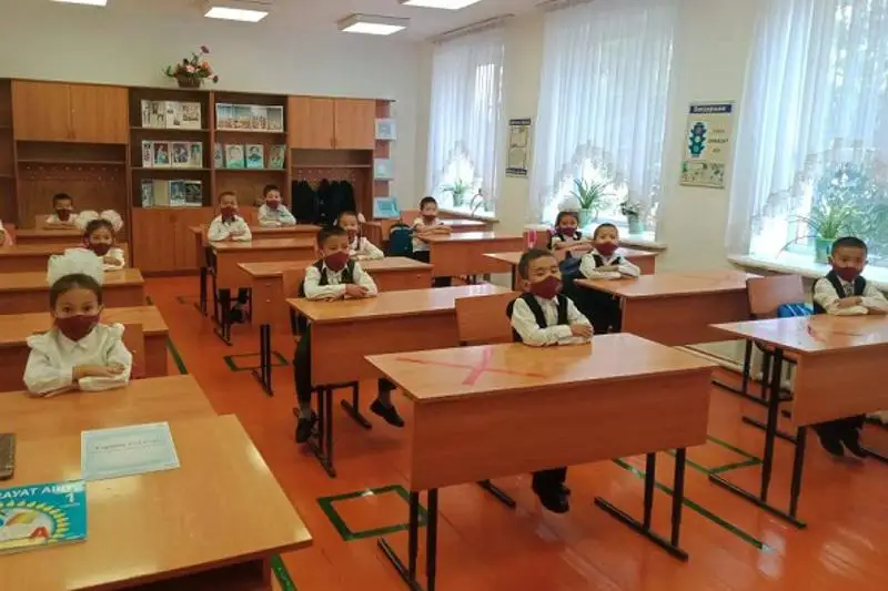 В Туркестанской области ученики 1-5 классов начали учиться в смешанном формате
