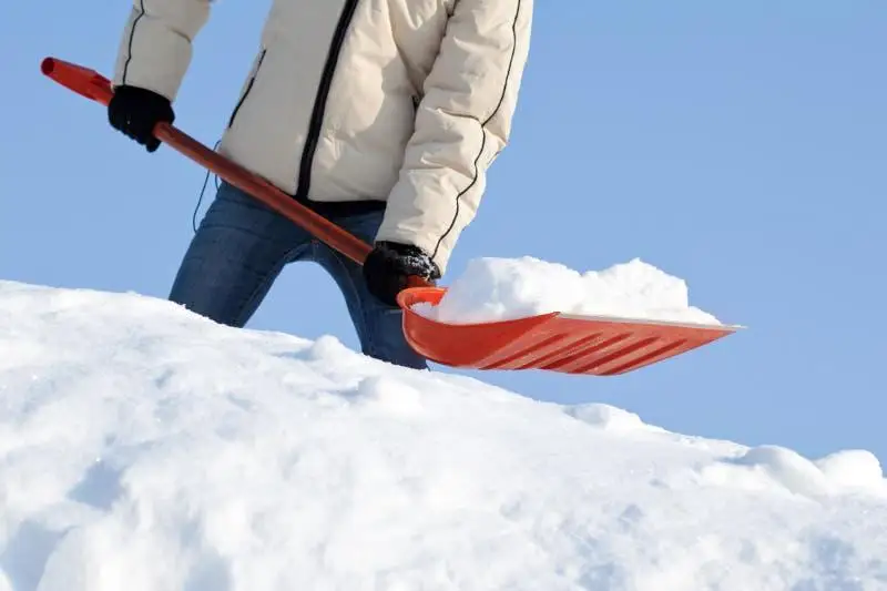 Акмолинская молодежь приняла участие в акции по очистке снега «Снежный десант»