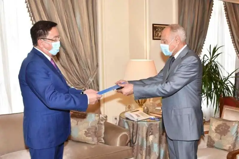 Посол Казахстана вручил верительные документы генсеку Лиги арабских государств