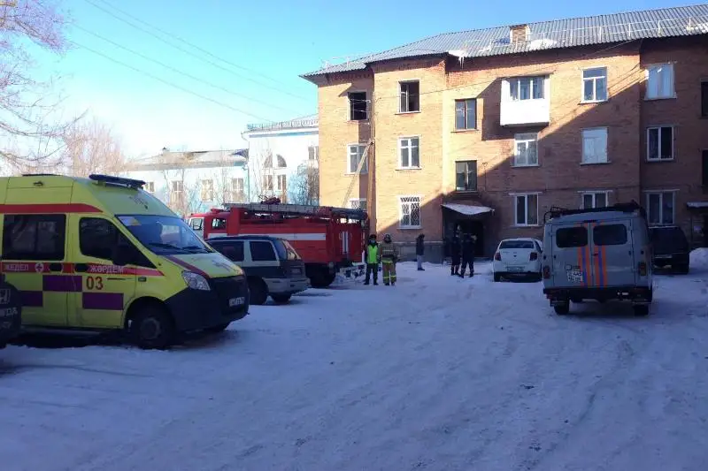 Двух человек спасли при пожаре в  Усть-Каменогорске