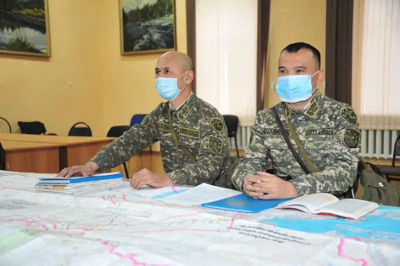 Совместная штабная тренировка войск прошла в Семее