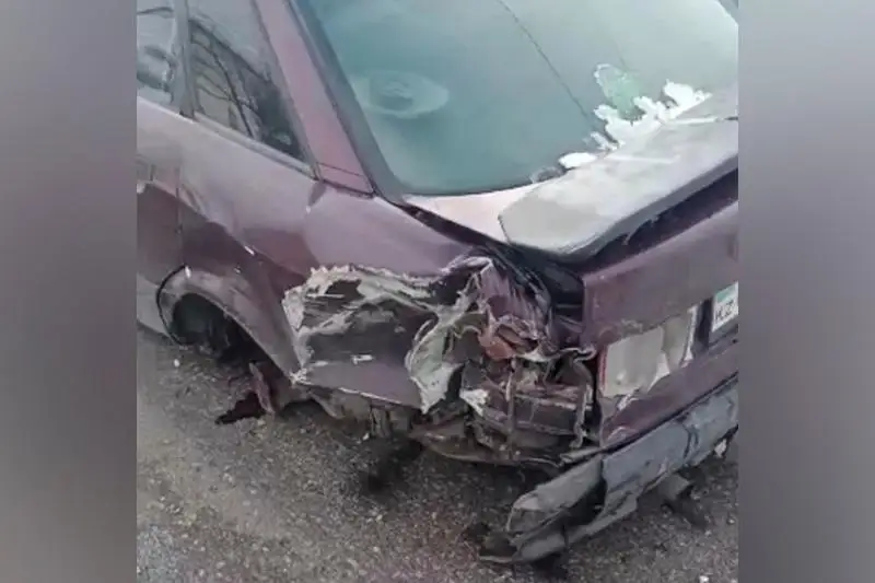 Столкнулся с автомобилем и скрылся с места аварии водитель в СКО