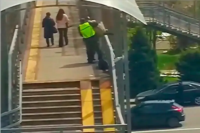 Полицейские спасли девушку на мосту от суицида в Алматы