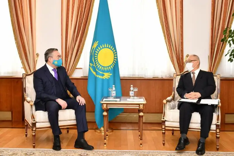 Глава МИД РК принял Посла Японии