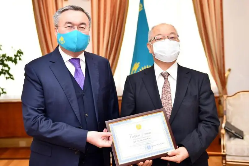 Посол Японии в РК попрощался с казахстанцами