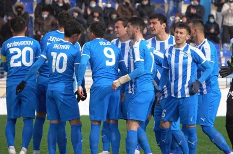 «Тараз» сыграл вничью с «Кызыл-Жаром СК» и вышел в лидеры КПЛ