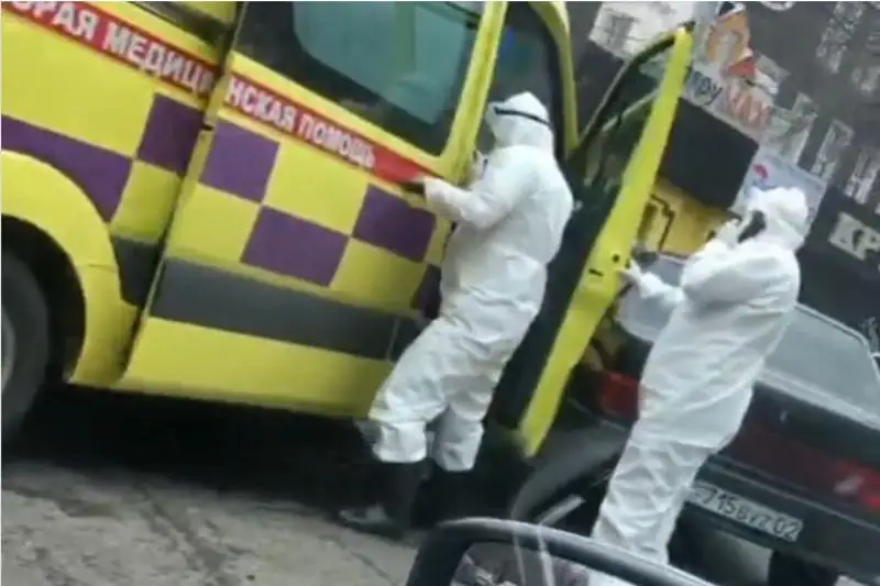 ДТП с каретой скорой помощи произошло в Алматы: есть пострадавший