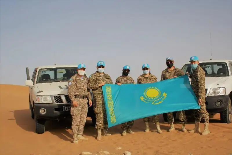 Новый состав казахстанских военнослужащих продолжит участие в миссии ООН в Западной Сахаре