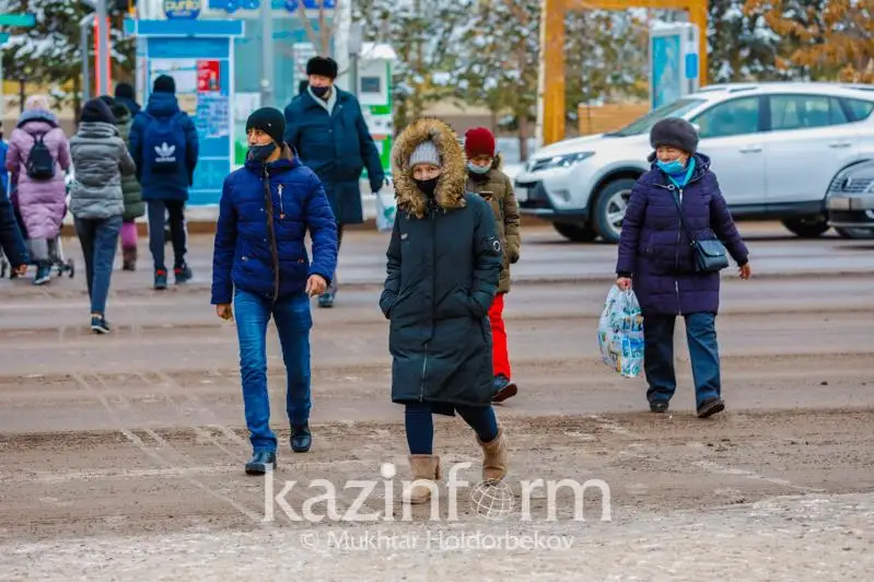 Температура воздуха в Казахстане была ниже нормы на 1-7° в декабре 2020 года