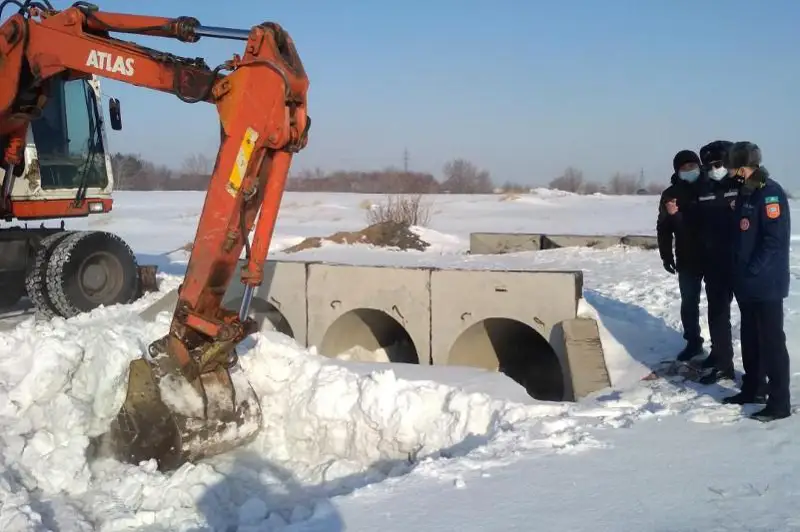 Мониторинг паводкоопасных участков провели в Карагандинской области