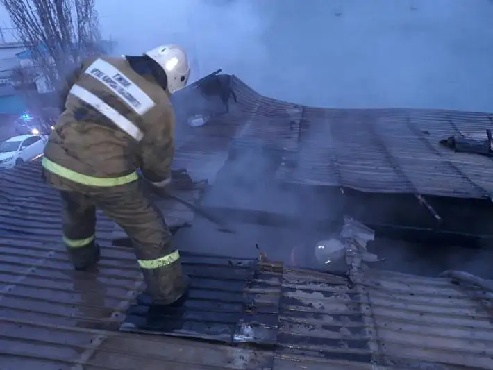 Химчистка горела в Атырау