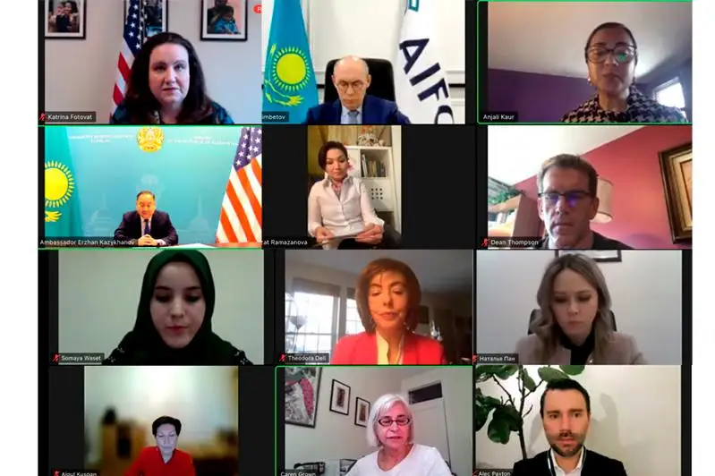 Посольство РК в США провело круглый стол об экономических возможностях для женщин и женском предпринимательстве