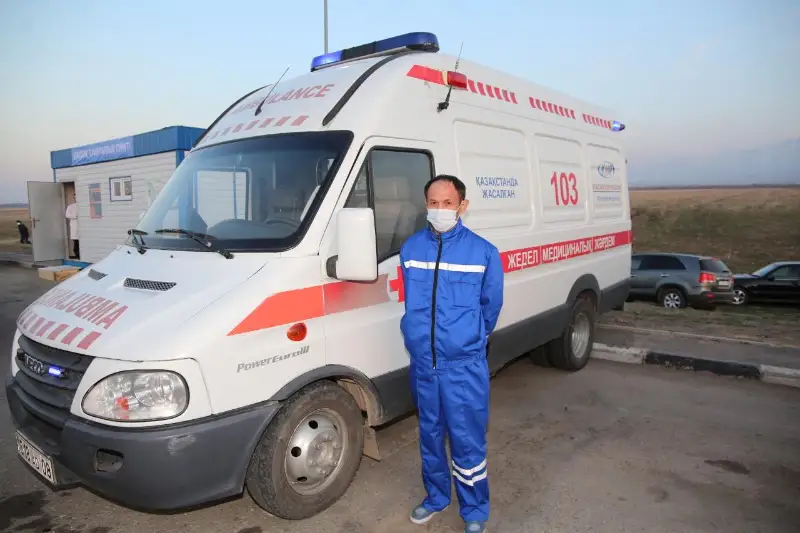 До 1 600 звонков в месяц поступает на станцию скорой помощи в Жамбылской области