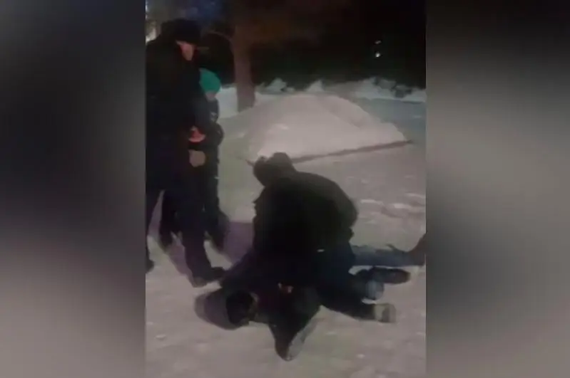 Потасовка с полицейскими: в Костанайском департаменте полиции прокомментировали нашумевшее видео
