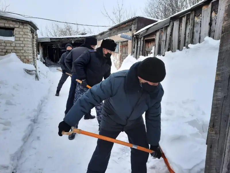 Из-за сугробов уголь не могла подвезти к дому многодетная семья в СКО