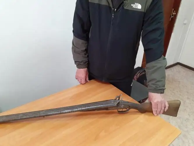 Оружие девятнадцатого века сдал в полицию житель Риддера