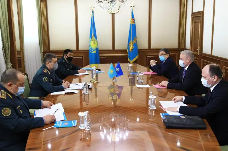 Основные направления сотрудничества с ОДКБ обсудили в Минобороны РК