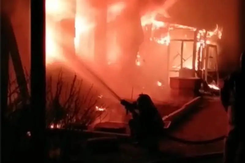 Пожар произошел в женском монастыре в Павлодарской области