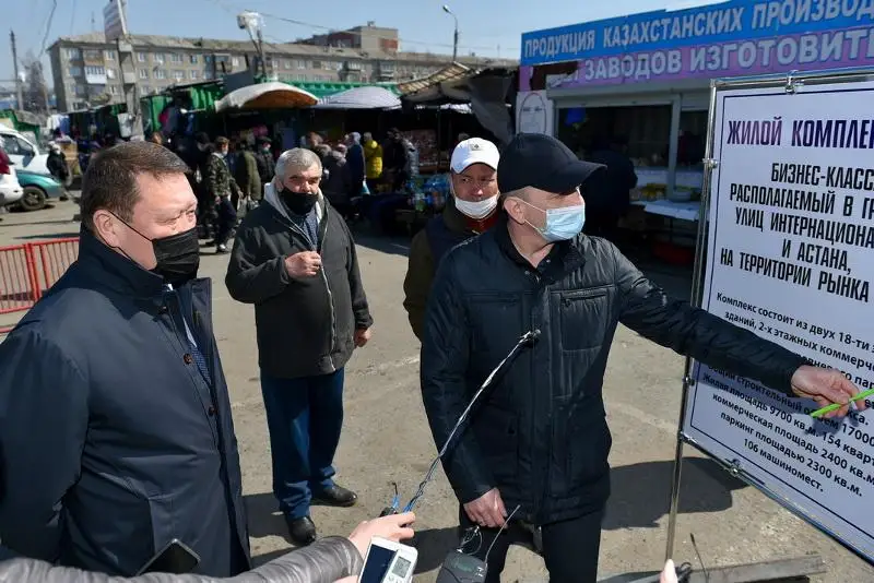 На месте рынка построят многоэтажки в Петропавловске