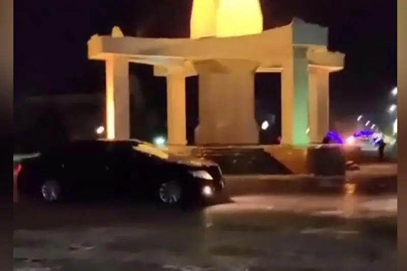 За поездку по петропавловскому «арбату» накажут 19-летнего водителя