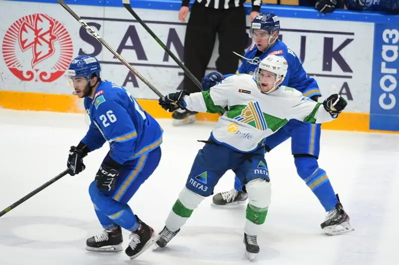 ХК «Барыс» потерпел поражение от «Салавата Юлаева» в чемпионате КХЛ