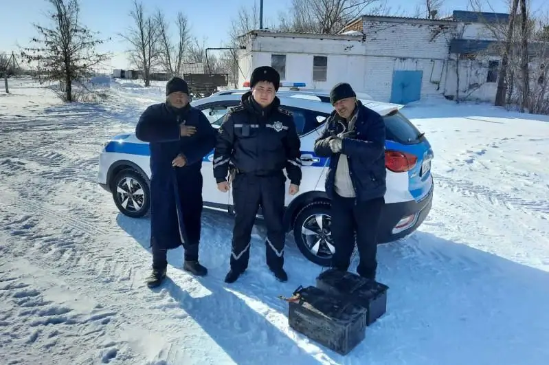 Дальнобойщику из Узбекистана помогли костанайские полицейские