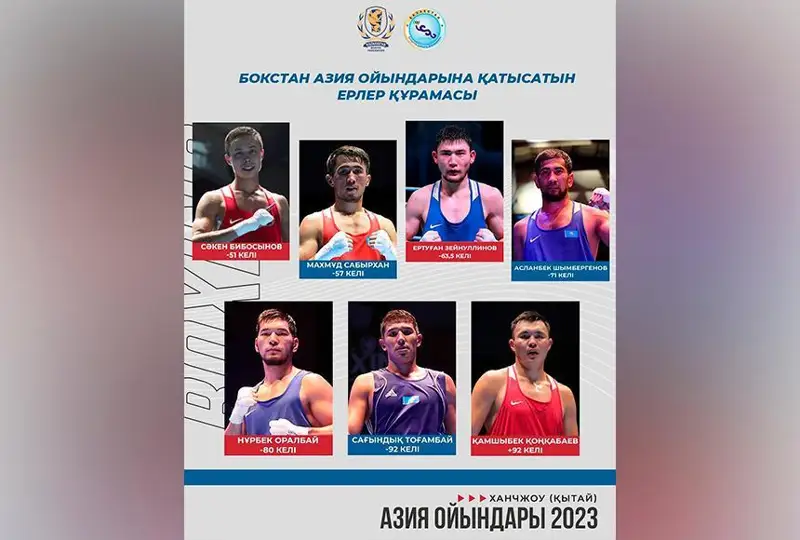 Осиё ўйинларида бокс бўйича Қозоғистон шарафини ким ҳимоя қилади