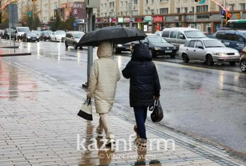 Дожди и мокрый снег ожидаются в Казахстане 17 сентября
