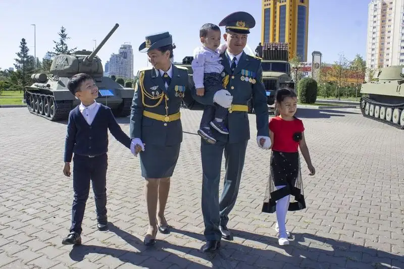 День семьи отметили военнослужащие Вооруженных сил РК