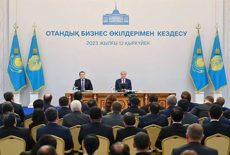 Полный текст выступления Президента на встрече с представителями казахстанского бизнеса