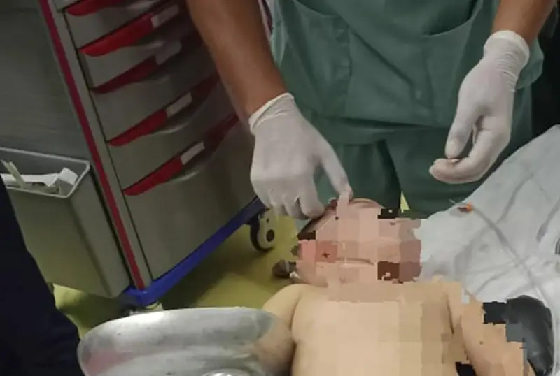 Рука двухлетнего ребенка застряла в электромясорубке в Шымкенте